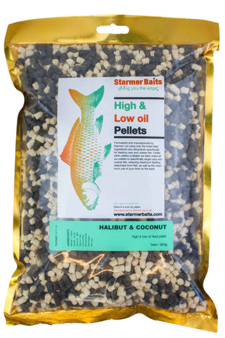 Mixed halibut and coconut pellets 5mm