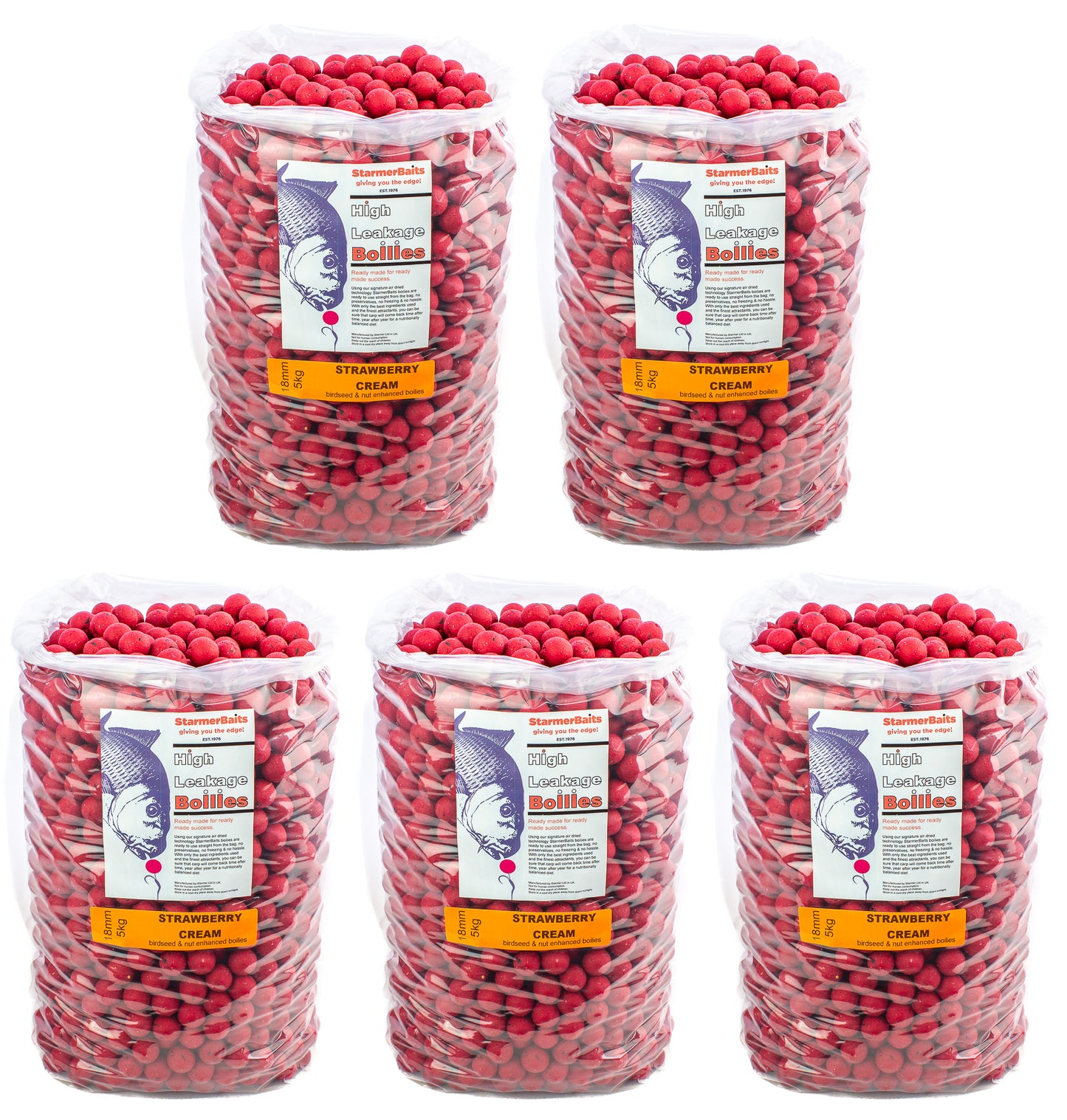 Strawberry Cream boilies 18mm
