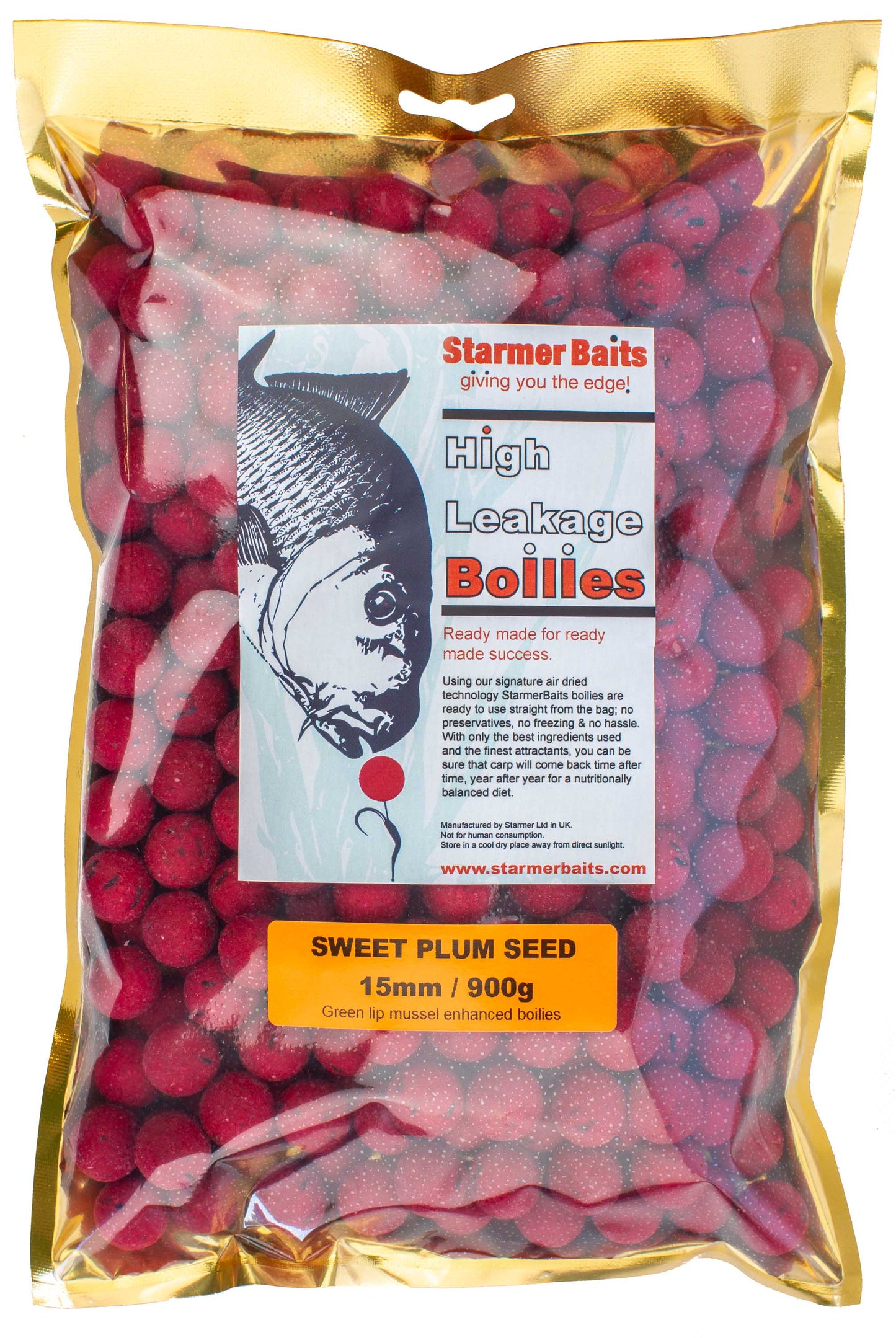 Sweet plum seed boilies 15mm