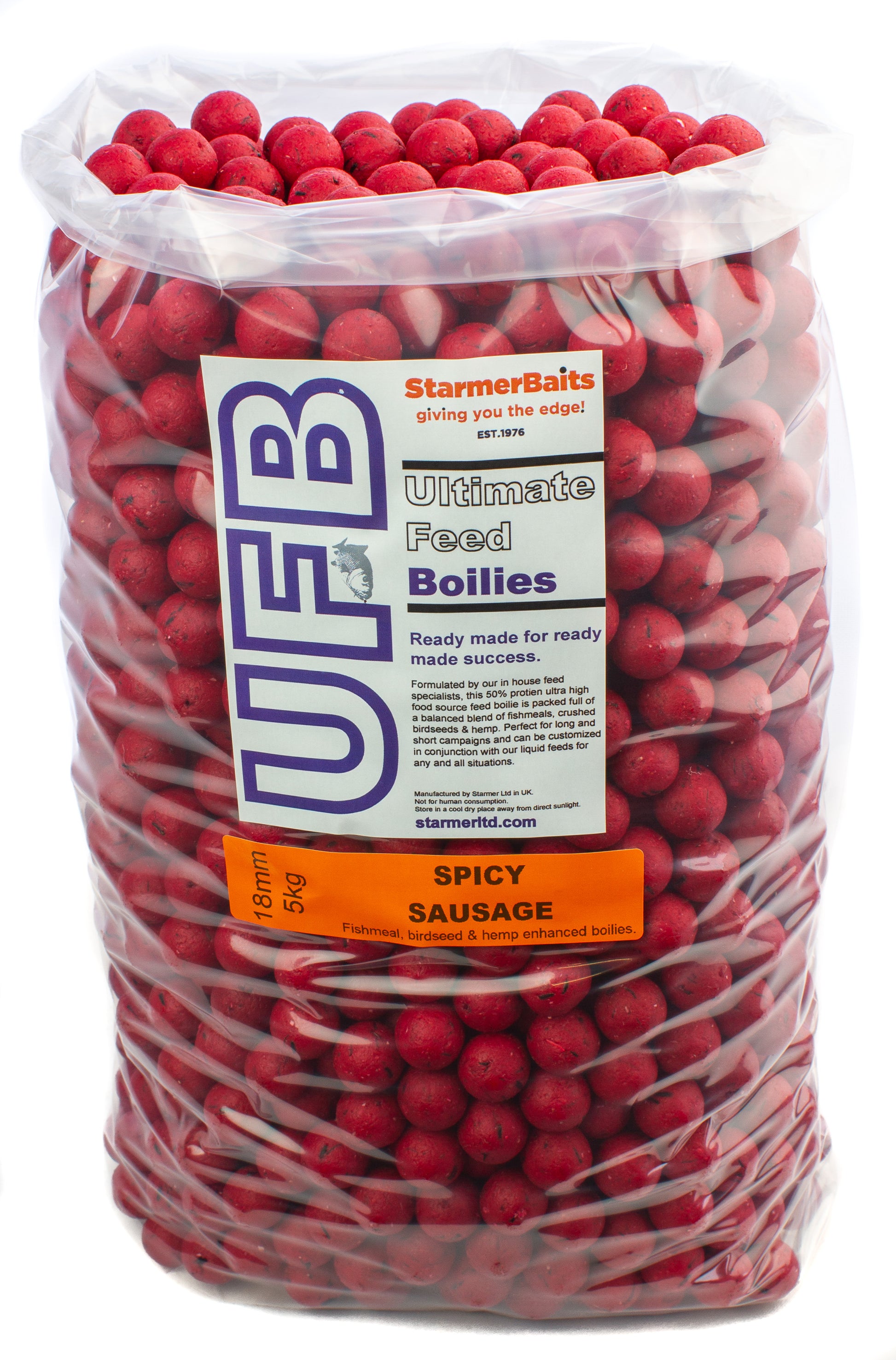 Ultimate feed boilies 18mm 5kg