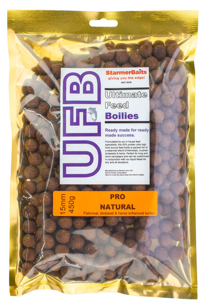Pro natural UFB boilies 15mm