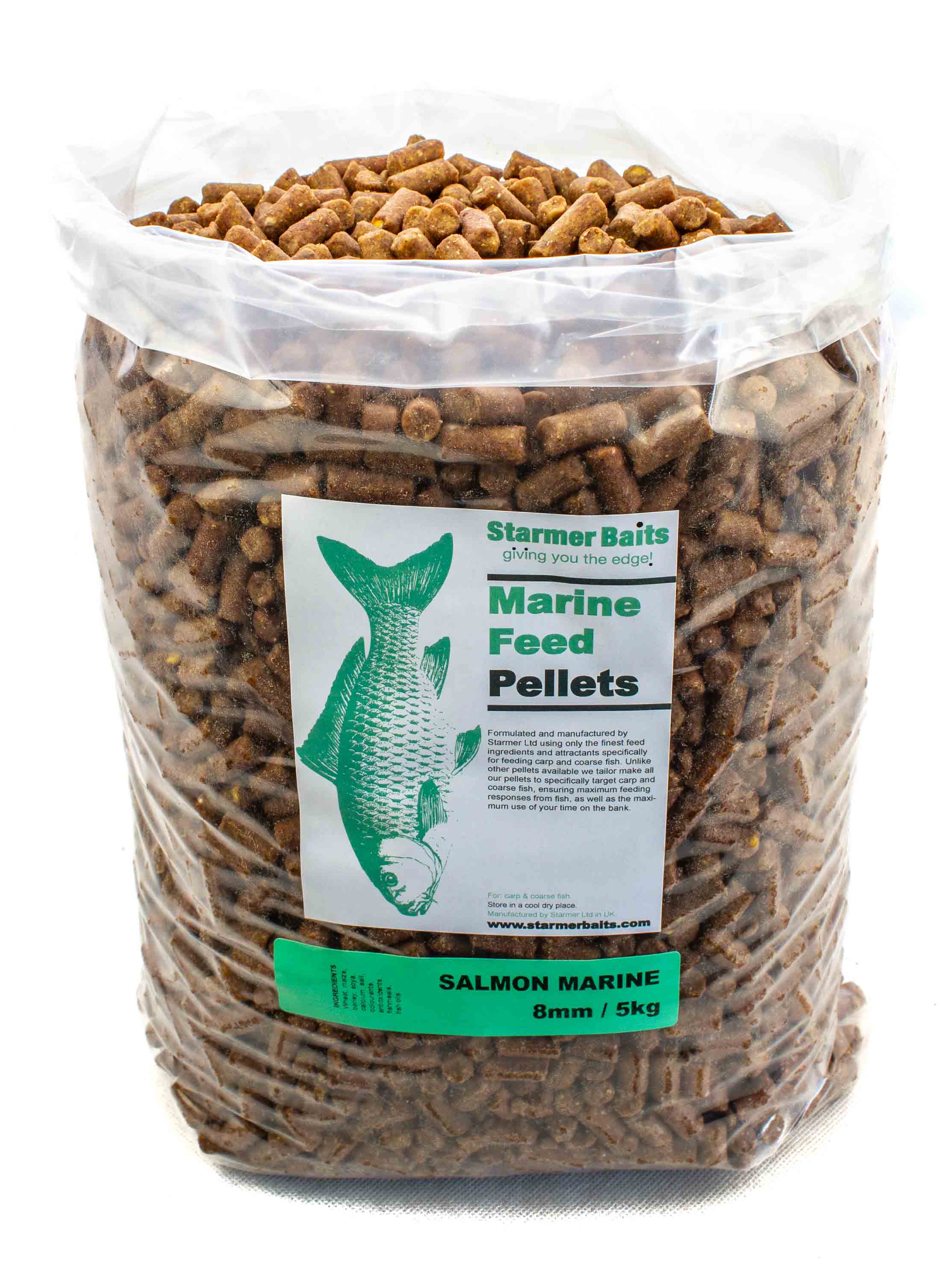 8mm Salmon Marine Pellets For Carp Coarse Fishing Starmer Ltd 8mm Salmon Marine Pellets For Carp Coarse Fishing Starmer Ltd