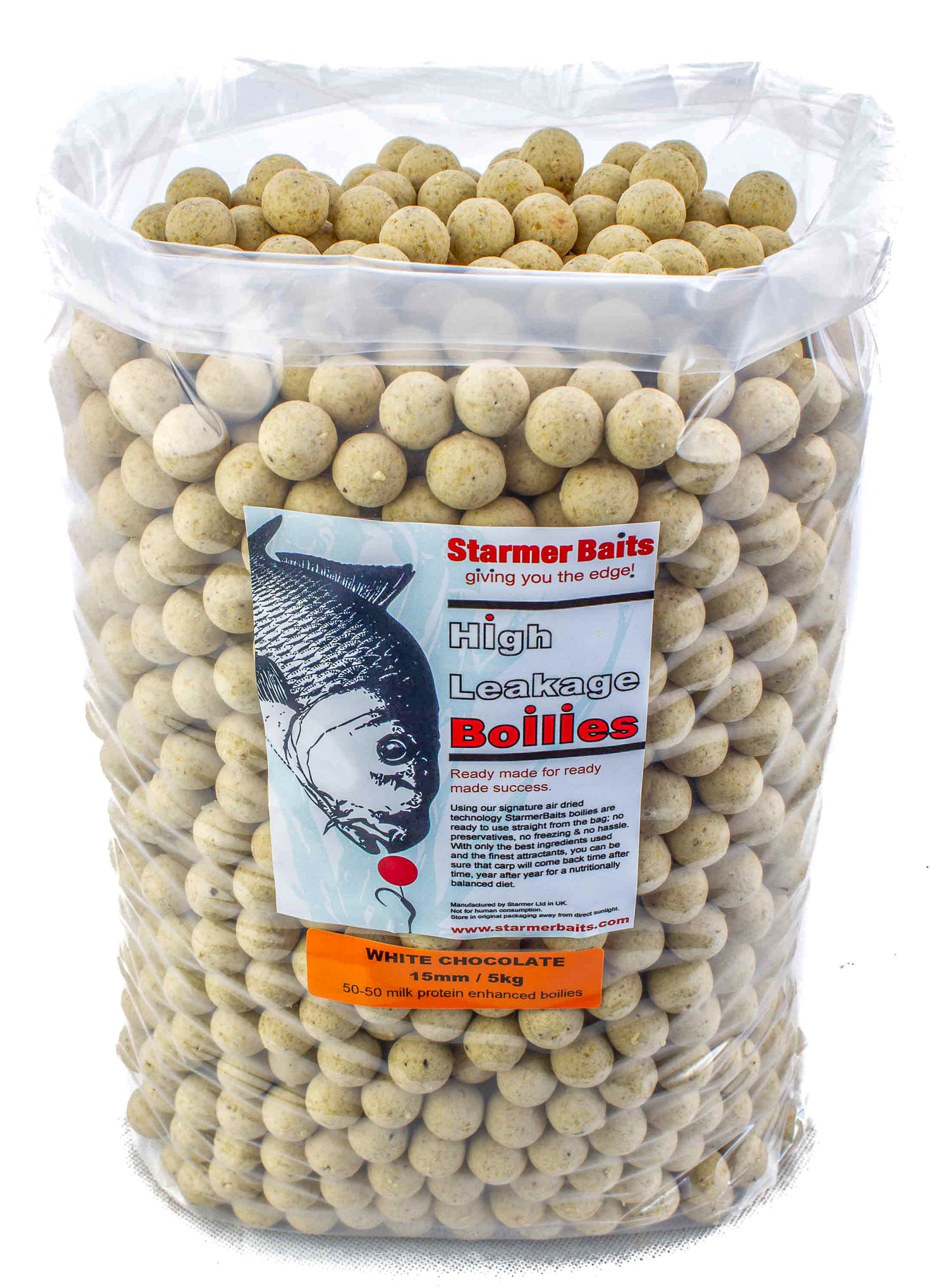 White chocolate boilies 15mm