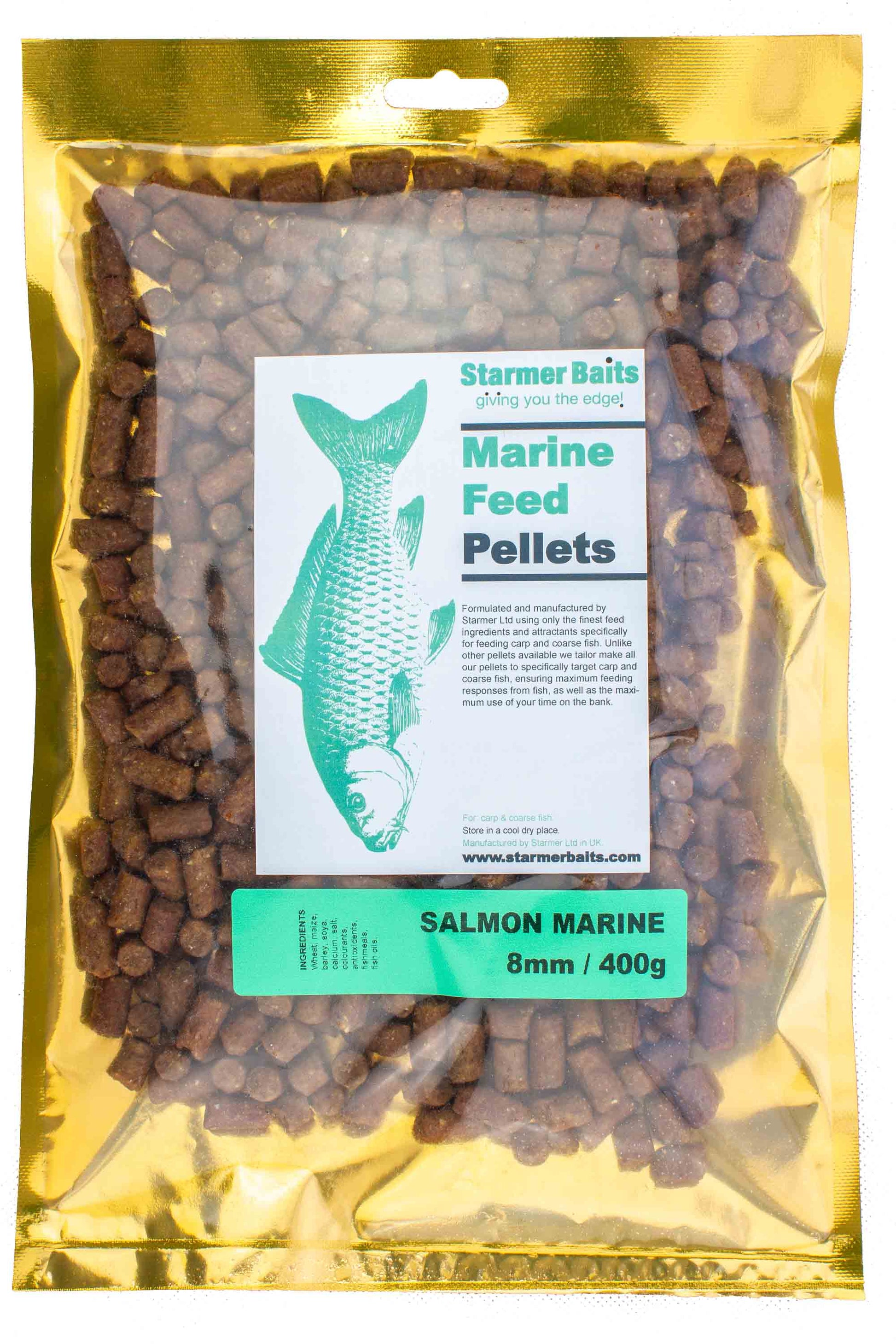 8mm Salmon marine pellets for carp & coarse fishing – Starmer Ltd