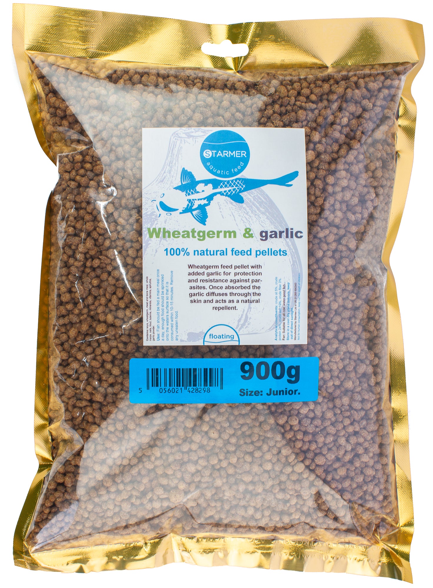 WHEATGERM & GARLIC pond pellets (JUNIOR)